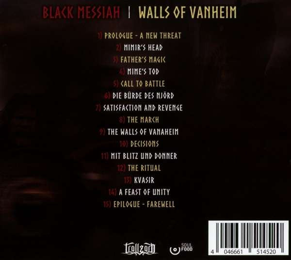 Black Messiah : Walls Of Vanaheim (CD, Album)