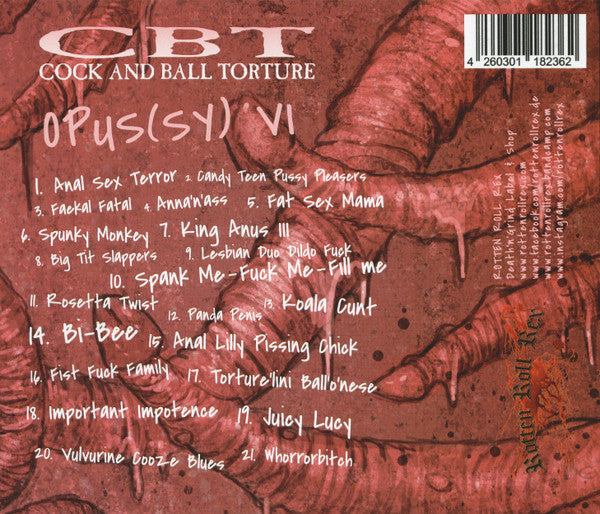 Cock And Ball Torture : Opus(sy) VI (CD, Album, RE)