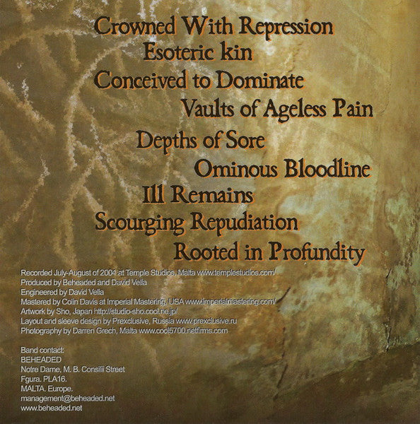 Beheaded : Ominous Bloodline (CD, Album, RE)