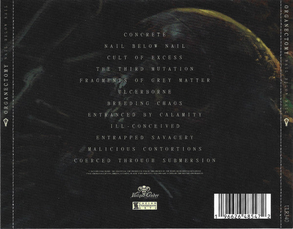 Organectomy : Nail Below Nail (CD, Album)