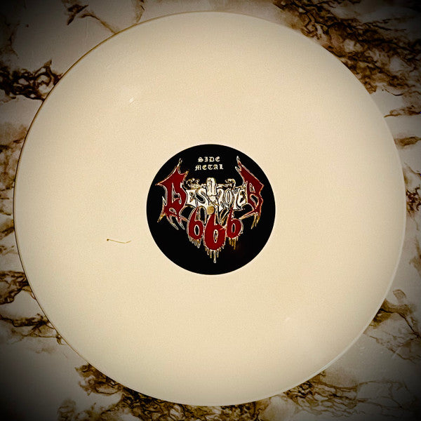 Deströyer 666 : Six Songs With The Devil (LP, RE, Whi)