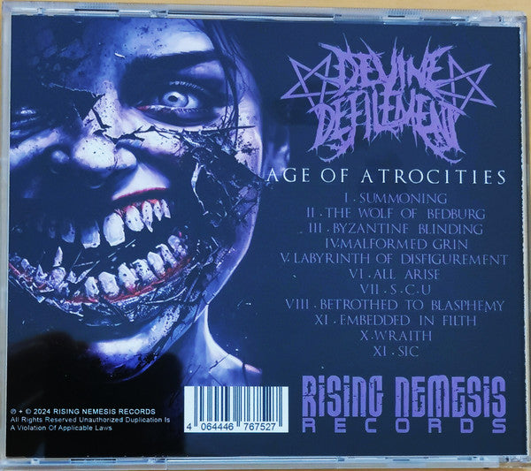Devine Defilement : Age Of Atrocities (CD, Album)