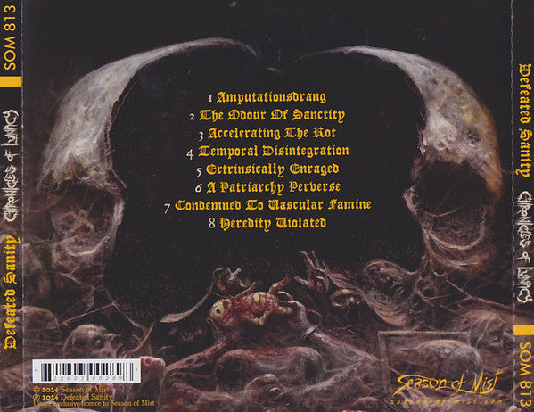 Defeated Sanity : Chronicles of Lunacy (CD, Album)