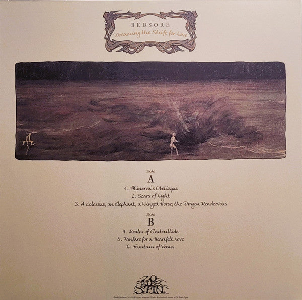 Bedsore : Dreaming The Strife For Love (LP, Album, Ltd, Gol)