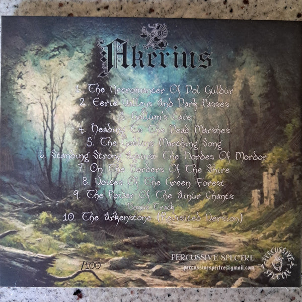 Akerius : Escaping The Gryp Of Mirkwood's Shadow (CD, Album, Ltd, Num, Dig)