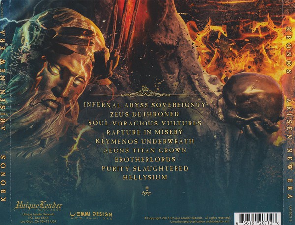 Kronos (15) : Arisen New Era (CD, Album)