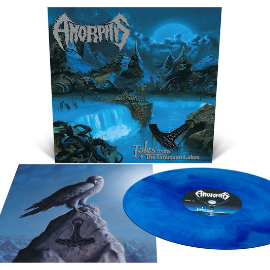 Amorphis - Tales From The Thousand Lakes Royal Blue and Baby Blue Galaxy Effect Merge - LP - VINYL