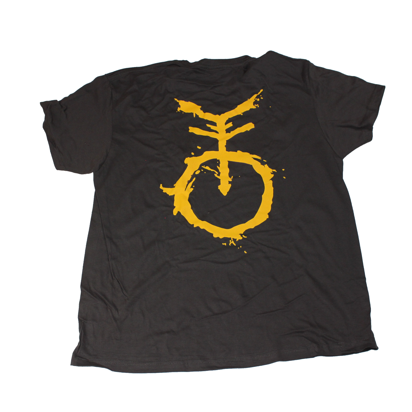 ORAL FISTFUCK - Yellow Logo on grey Shirt - T-Shirt