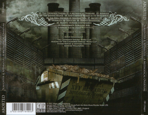 Aborted : Slaughter & Apparatus: A Methodical Overture (CD, Album, Enh, Ltd, Sli)