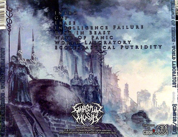 Balance Of Terror (3) : World Laboratory (CD, Album)