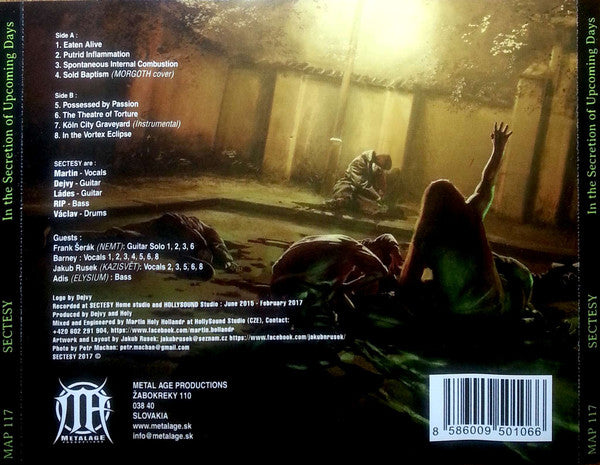 Sectesy : In The Secretion Of Upcoming Days (CD, Album)