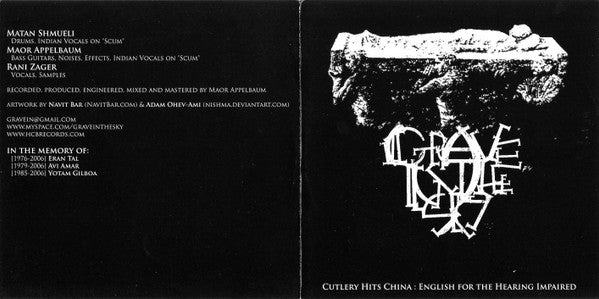 Grave In The Sky : Cutlery Hits China: English For The Hearing Impaired (CD, Album, Ltd)