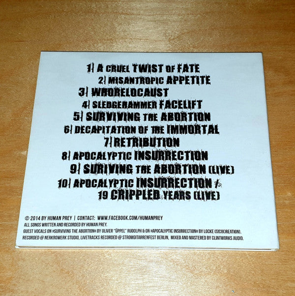 Human Prey (2) : Human Prey (CD, Album, Ltd)
