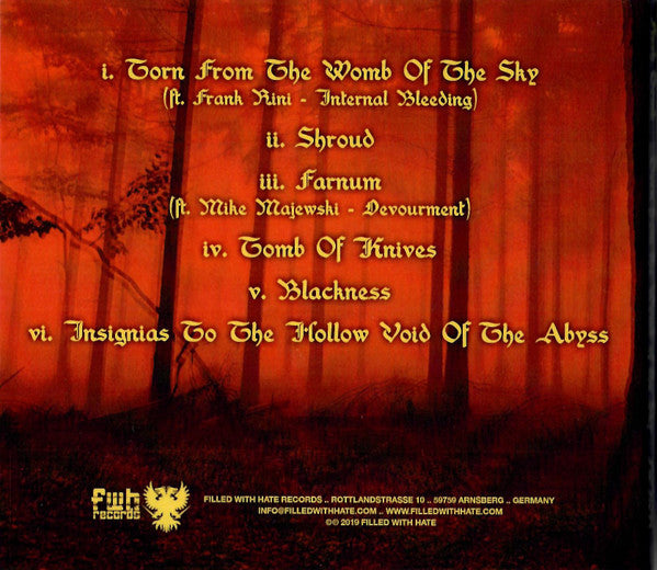 Flesh Tomb : Torn From The Womb Of The Sky (CDr, EP, Ltd)
