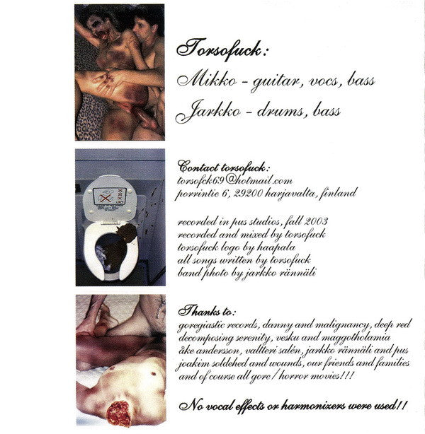 Torsofuck : Erotic Diarrhea Fantasy (CD, Album)