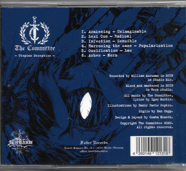 The Committee (13) : Utopian Deception (CD, Album, Ltd, Fir)