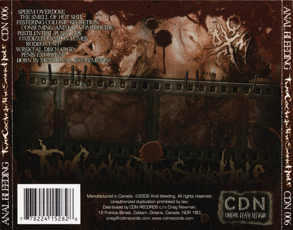 Anal Bleeding : Two Cocks In The Same Hole (CD, Album)