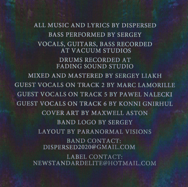 Dispersed : Where Silence Reigns (CD, Album)