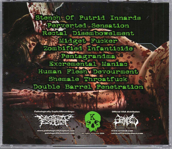 Kraanium : Ten Acts Of Sickening Perversity (CD, Album)