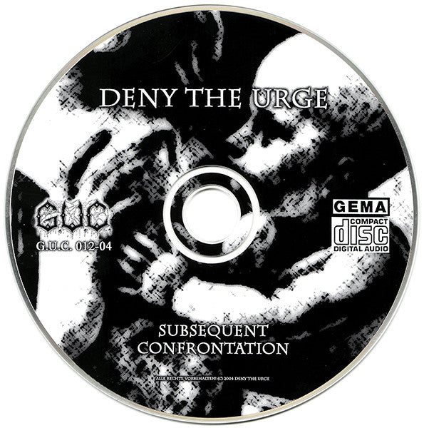 Deny The Urge : Subsequent Confrontation (CD, Album)