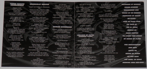 Deeds Of Flesh : Gradually Melted (CD, EP, RE)
