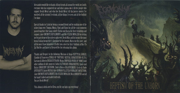 Egemony : Baptysm Of The Unborn (CD, Album)