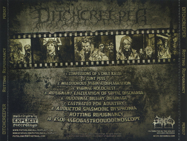 Ditchcreeper : Rotting Repugnancy (CD, Album)