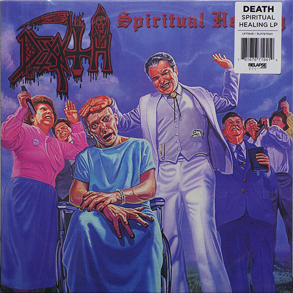 Death (2) : Spiritual Healing (LP, Album, RE, RM, RP)