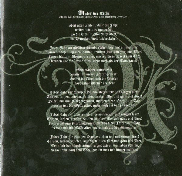 Equilibrium (7) : Turis Fratyr (CD, Album)