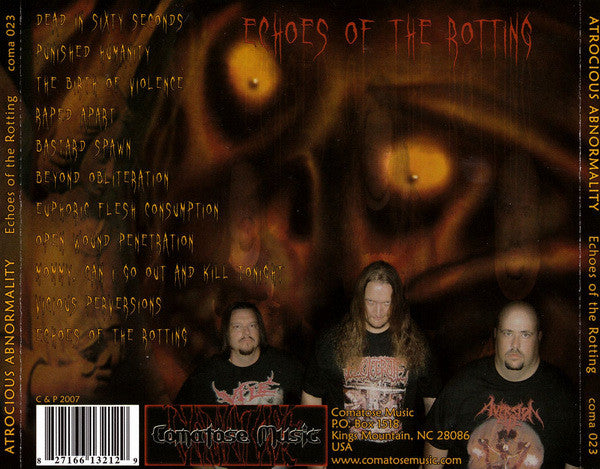 Atrocious Abnormality : Echoes Of The Rotting (CD, Album, Sli)