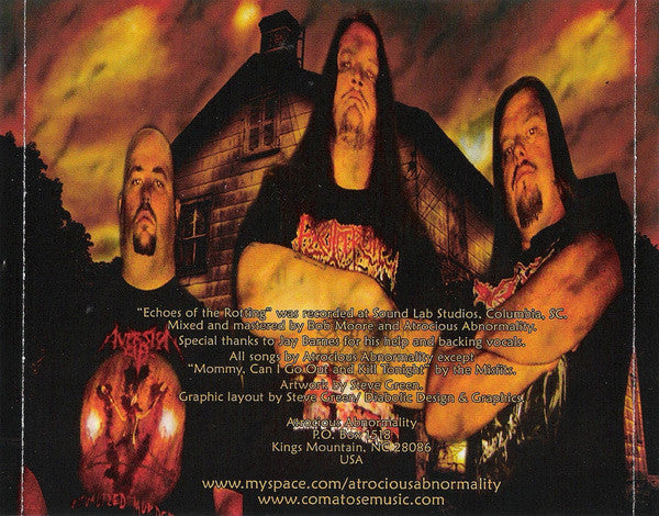Atrocious Abnormality : Echoes Of The Rotting (CD, Album, Sli)