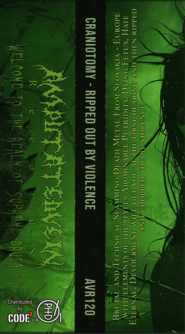 Craniotomy : Ripped Out By Violence (CD, Album, Sli)