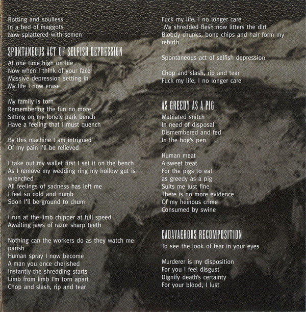 Images Of Violence : Cadaverous Recomposition (CD, EP)