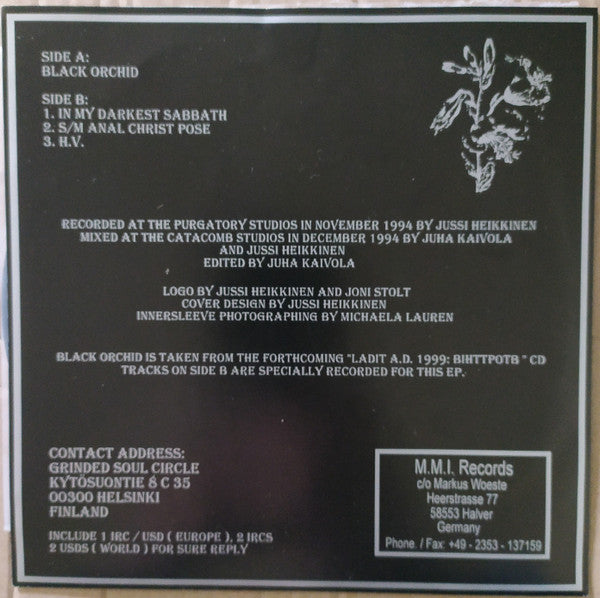 Soulgrind : Black Orchid (7", EP)