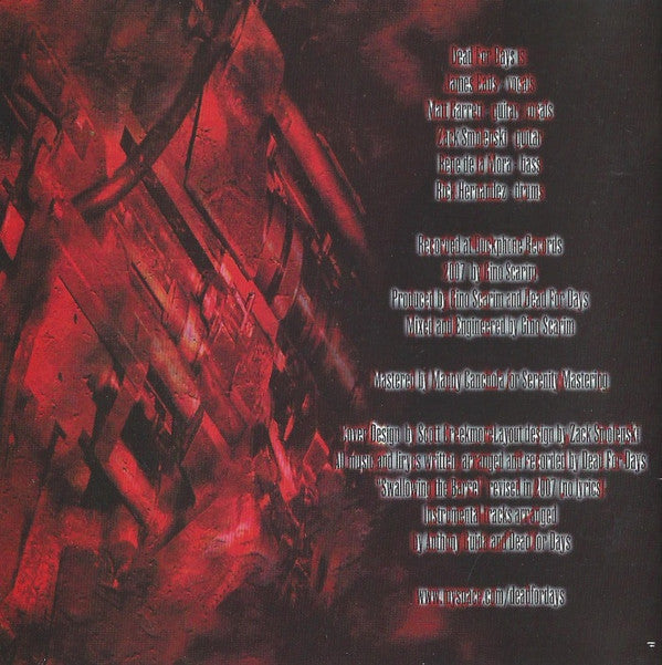 Dead For Days : Disassociated From Reality (CD, Album)