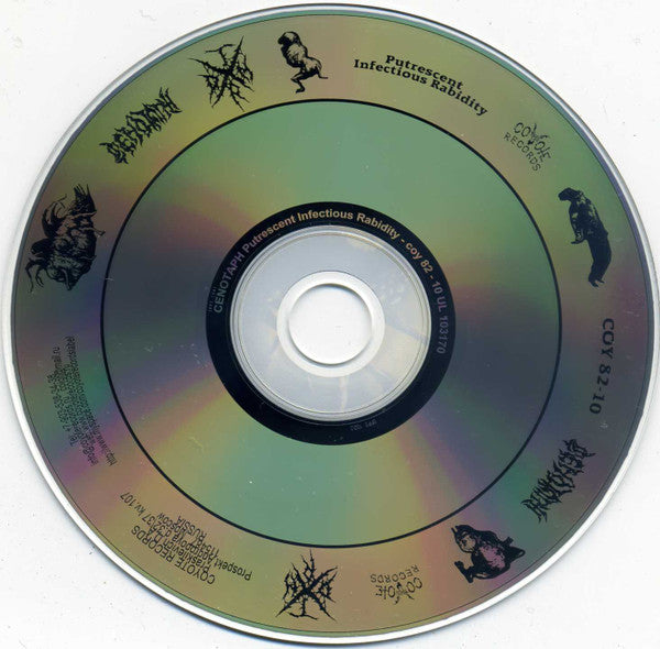 Cenotaph (3) : Putrescent Infectious Rabidity (CD, Album)