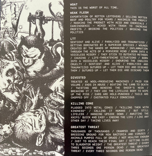 Woat : Subservient (7", EP, Ltd, Gre)