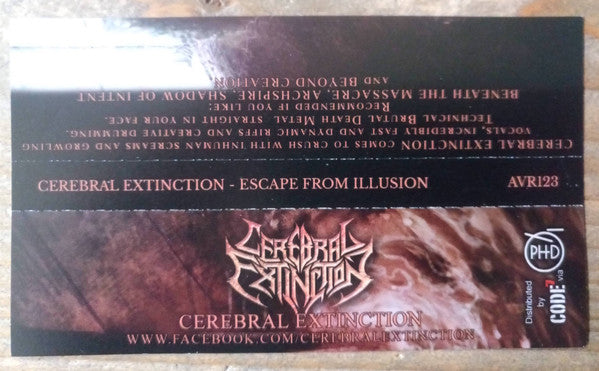 Cerebral Extinction : Escape From Illusion (CD, Album)