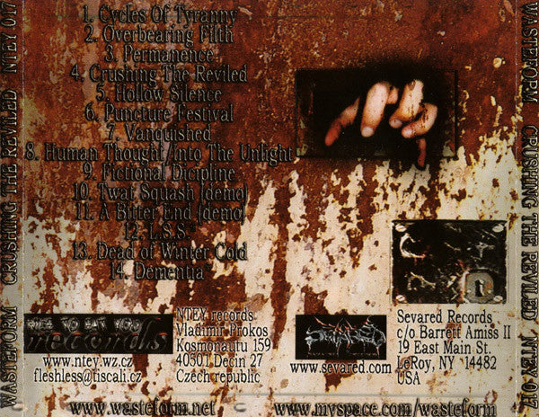 Wasteform : Crushing The Reviled (CD, Album, RE)