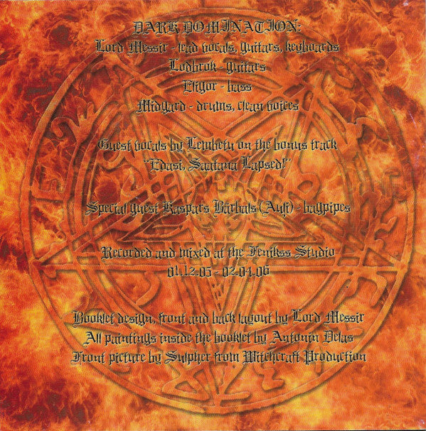 Dark Domination : Rebellion 666 (CD, Album)