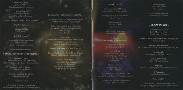 Blaze Inside : Pure Potenciality (CD, Album)