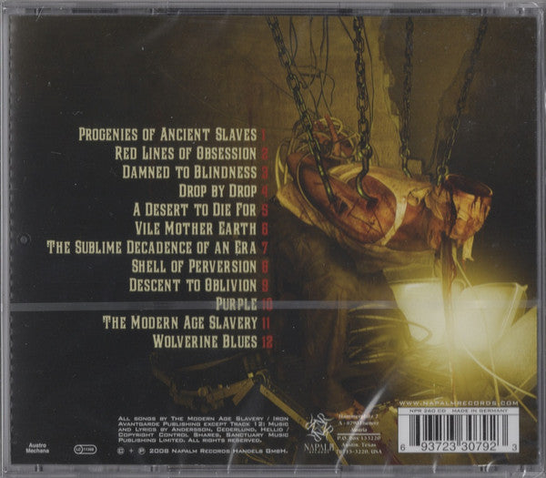 The Modern Age Slavery : Damned To Blindness (CD, Album)