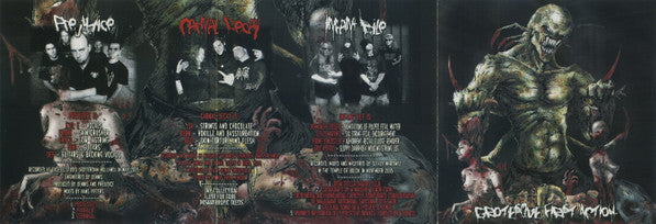 Prejudice / Carnal Decay / Infant Bile : Grotesque First Action (CD, Album)