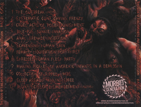 Gutfed : The Reign Of Pure Madness And Contagious Perversion (CD, Album)