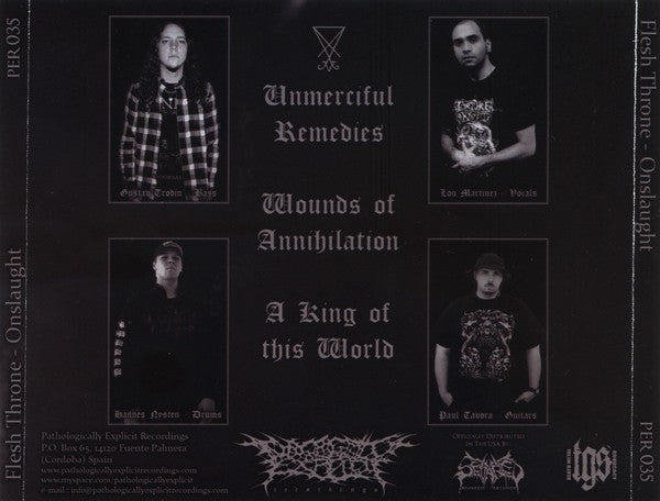 Flesh Throne : Onslaught (CD, EP)