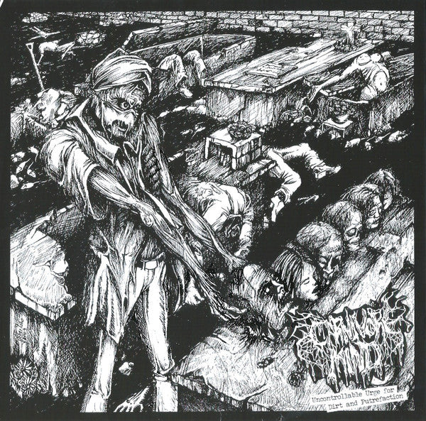 Carnivore Mind / Terrorazor : Uncontrollable Urge For Dirt And Putrefaction (7", Ltd, Bro)