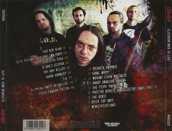 Cliteater : Cliteaten Back To Life (CD, Album)