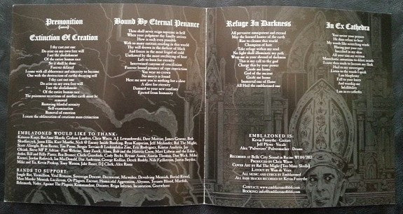 Emblazoned : The Living Magisterium (CD, EP)