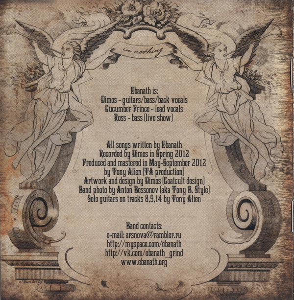 Ebanath : For Those Who Still Believe… In Nothing (CD, Album)
