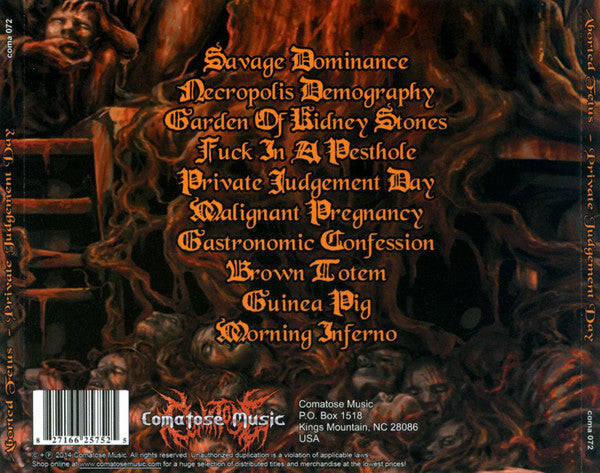 Aborted Fetus : Private Judgment Day (CD, Album)